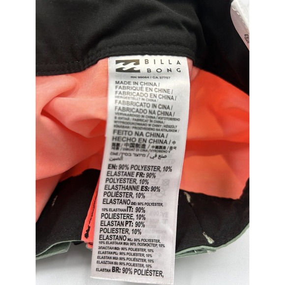 Men's/Boys Billabong Size 29 Fifty 50 Pro‎ Panel Board Short Wave Washed Swim - Picture 8 of 10